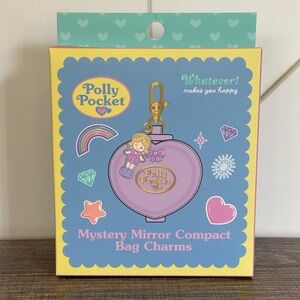 NWT Polly Pocket Mystery Mirror Compact Bag Charms